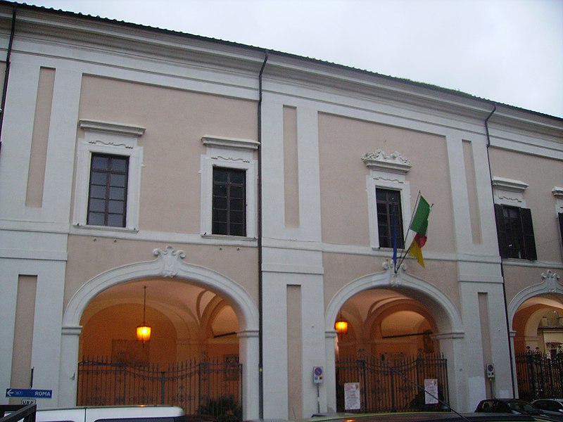 Punto di allestimento museale (Palazzo Savelli)